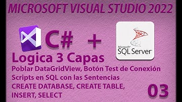 03 Lógica 3 Capas + Conexión Sql Poblar DataGridView, Botón Test de Conexión