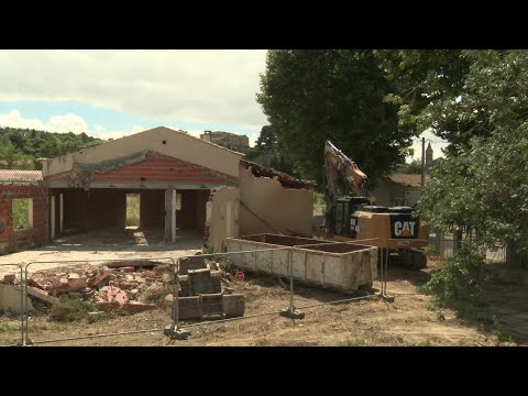 Inondations Aude : premières destructions de maisons à Couffoulens dans le cadre du fonds Barnier