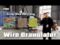 TM-600 Copper Wire Granulator Full Test Run | High-Purity Copper &amp; Plastic Separation | 300-500kg/h