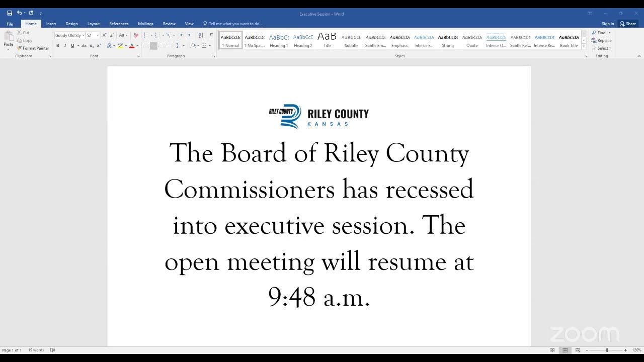 12/29/2025 Riley County Commission Meeting