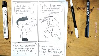 Cara Membuat Gambar Komik Lucu