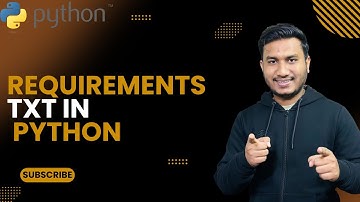 Requirements TxT In Python | The Complete Python Course | Basic to Advance |  Python Tutorial