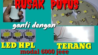 Cara membuat Lampu seperti villa dengan LED strip bekas