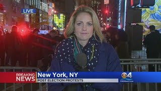 Thousands In New York Protesting Trump Victory