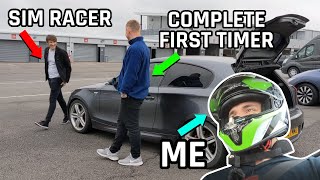 What's a Track Day Like? feat. Sim Racers and First Timer at Donington Park