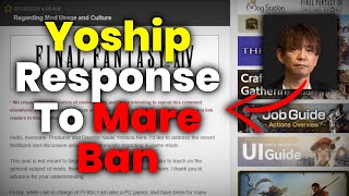 YoshiP's Public Response To Mare Ban &amp; Mod Usage - FFXIV