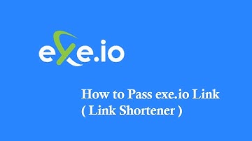 How to Pass exe io Links ( Link Shortener )