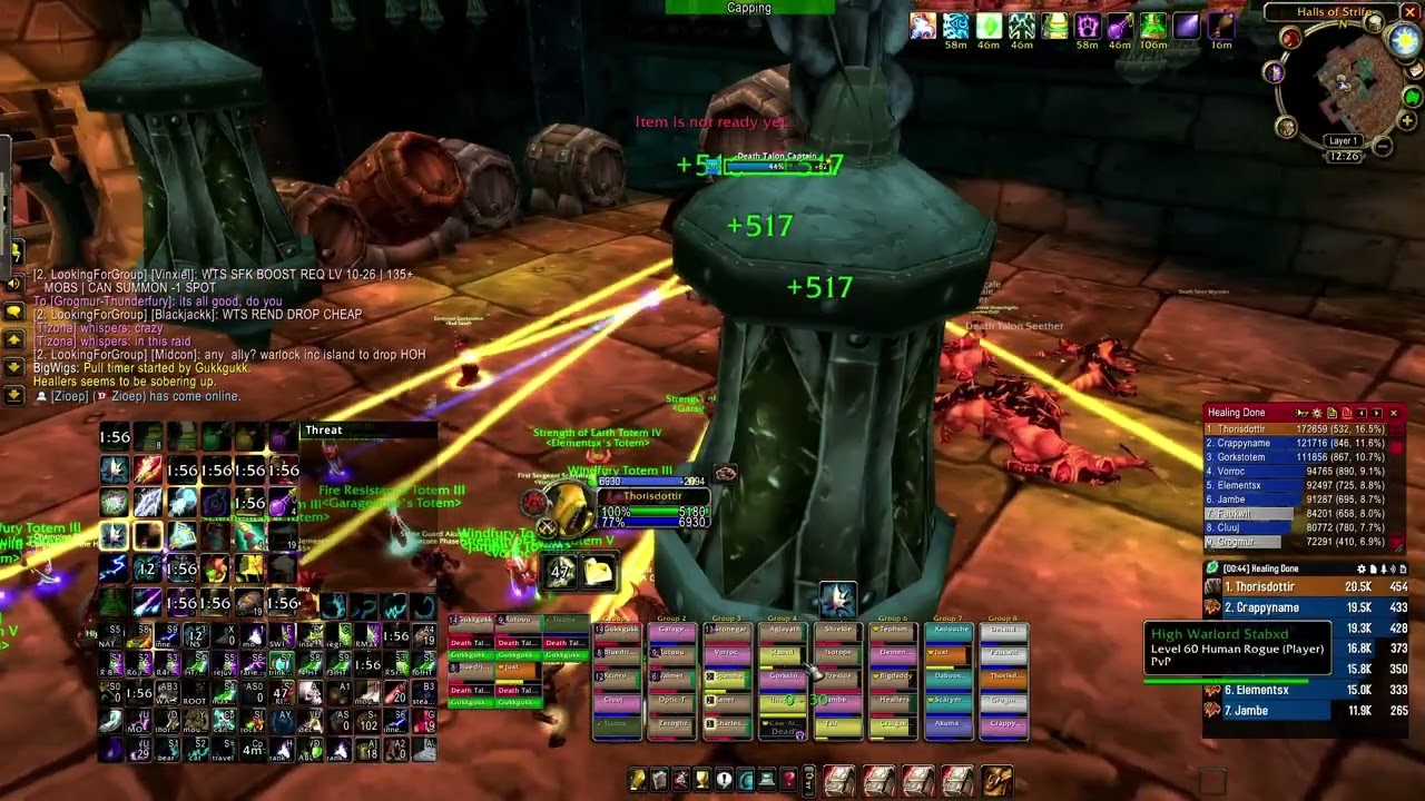 Classic WoW: Era // Blackwing Lair (pug gdkp) 12/28/25 Resto Druid PoV