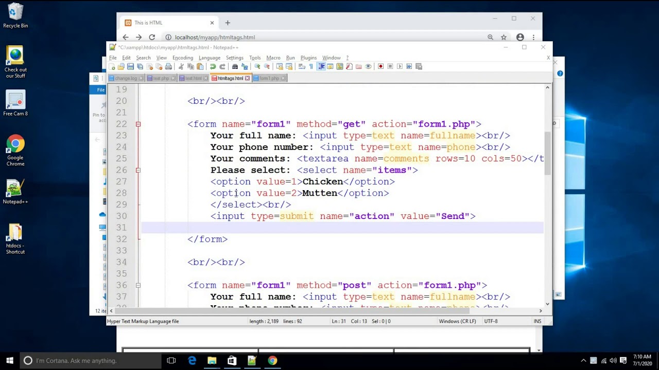 php/mysql: Chapter9: A little Notepad++ tip (urdu) - YouTube