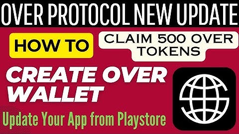 How to Create Over Wallet & Claim 500 Over Testnet Tokens|New Update|Airdrop Crypto Free 0.2M