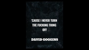 "That choice makes you misunderstood, it makes you crazy." ― David Goggins