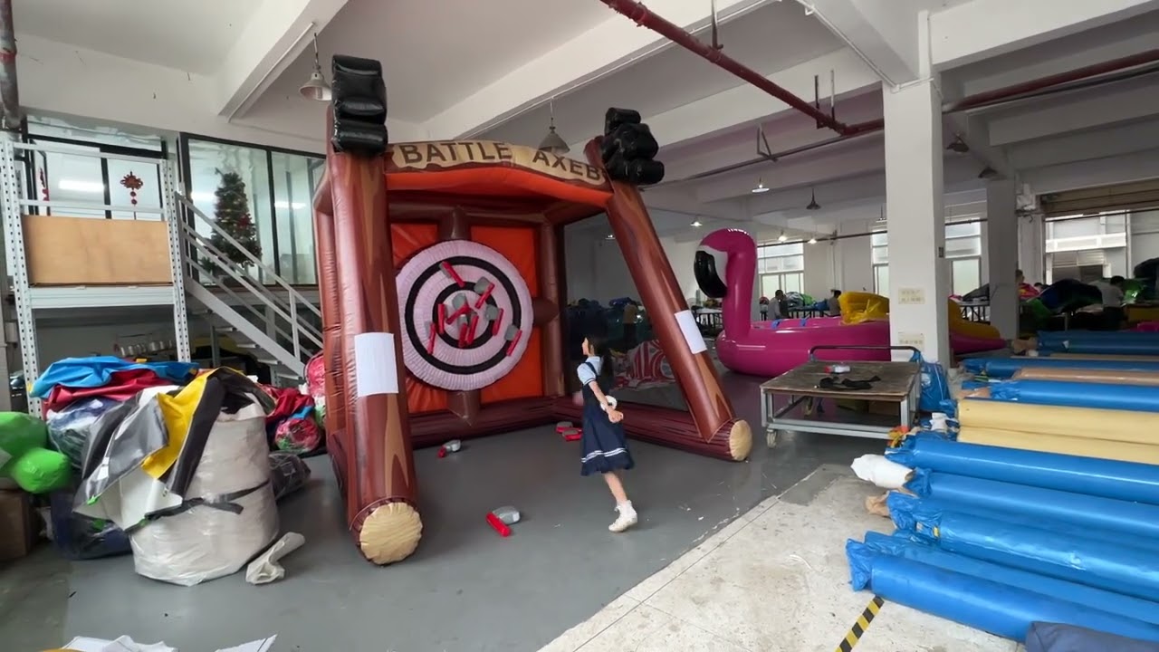 AXE throwing inflatable game