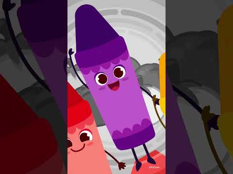 말썽쟁이 <strong>회색</strong> 크레용 vs 크레파스 요정들! 누가 이길까? | #Shorts #junytony #주니토니 #색깔동요