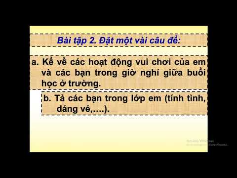 Tiếng Việt 4 - Ôn tập tiết 2