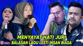 Mengharukan !! Peserta Ini Berikan Balasan Lagu Lesti Insan Biasa,Buat Semua Juri Menangis|Parodi