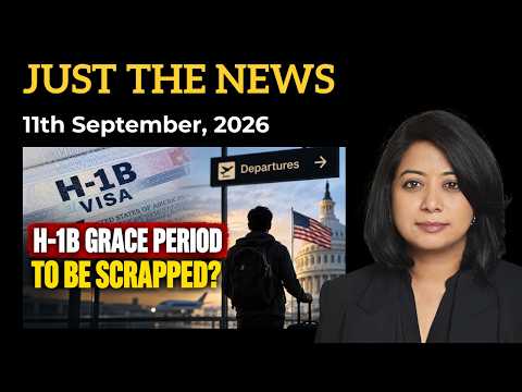 Just The News | 11th September, 2026 | Faye D'Souza