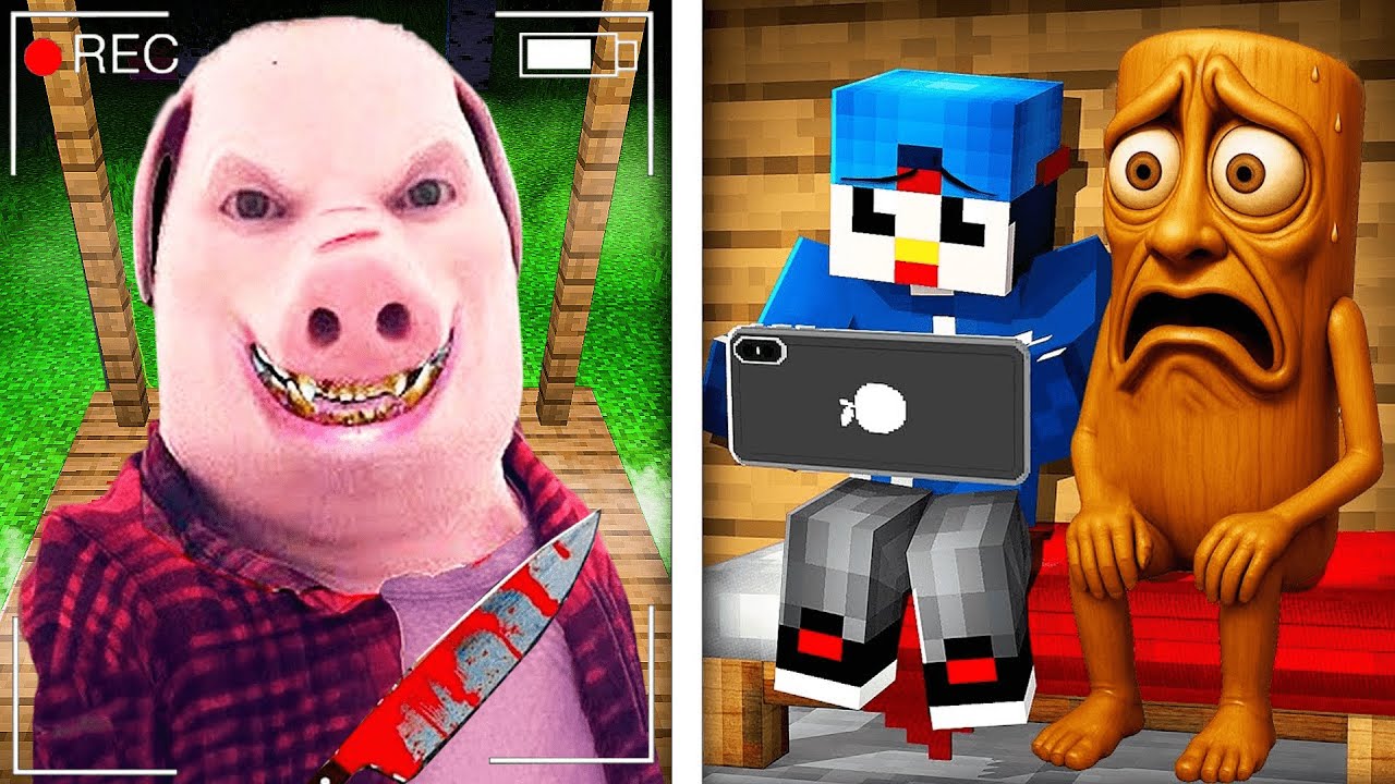 MA CAMÉRA A FILMÉE JOHN PORK DEVANT CHEZ MOI À 3H00 DU MATIN SUR MINECRAFT ! 😱
