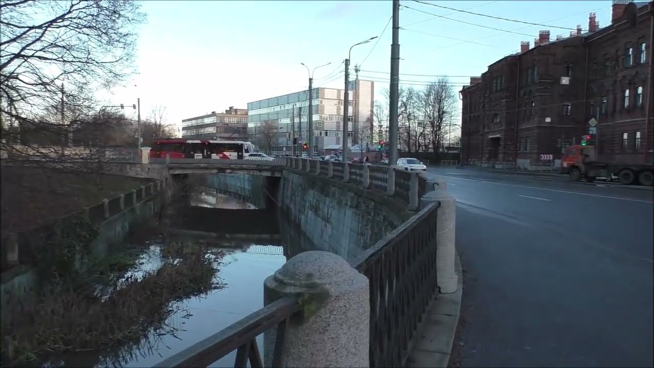 Речка  Волковка.   Петербург.  Обзор, совет.  21. 11. 24.