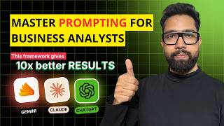 Stop Writing Bad Prompts🚨 (This Prompting Framework for Business Analysts Saves Hours of Work)