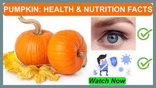 Pumpkin: Nutrition facts & health benefits | Research Your Food by Research Your Food 563 views 1 year ago 3 minutes, 27 seconds