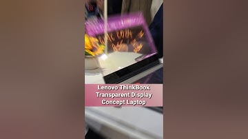 Lenovo ThinkBook Transparent Display Concept Laptop | First Look #MWC2024