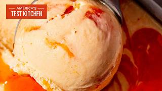 A Peach Ice Cream Recipe That Actually Tastes Like Peaches | America's Test Kitchen