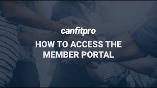 How to Access Your canfitpro Member Portal