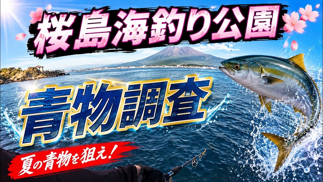 桜島海釣り公園 青物調査釣行 2026夏 - YouTube