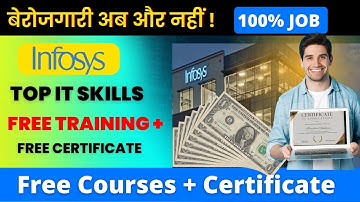INFOSYS Top IT skills FREE Training & Certificate | Anyone can learn
