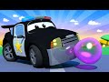Детские мультфильмы с грузовиками - Кейти застряла в жвачке посреди дороги - детский мультфильм