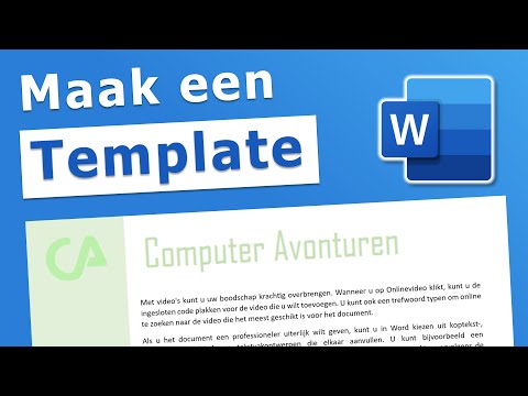 Video: Hoe krijg je meer sjablonen op Microsoft Word?