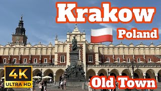 Krakow, Poland 🇵🇱 | Old Town (Summer) | 4K Walking Tour