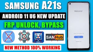 SAMSUNG A21s FRP BYPASS ANDROID 11 (SM-A217F) FRP UNLOCK ANDROID 11_U6