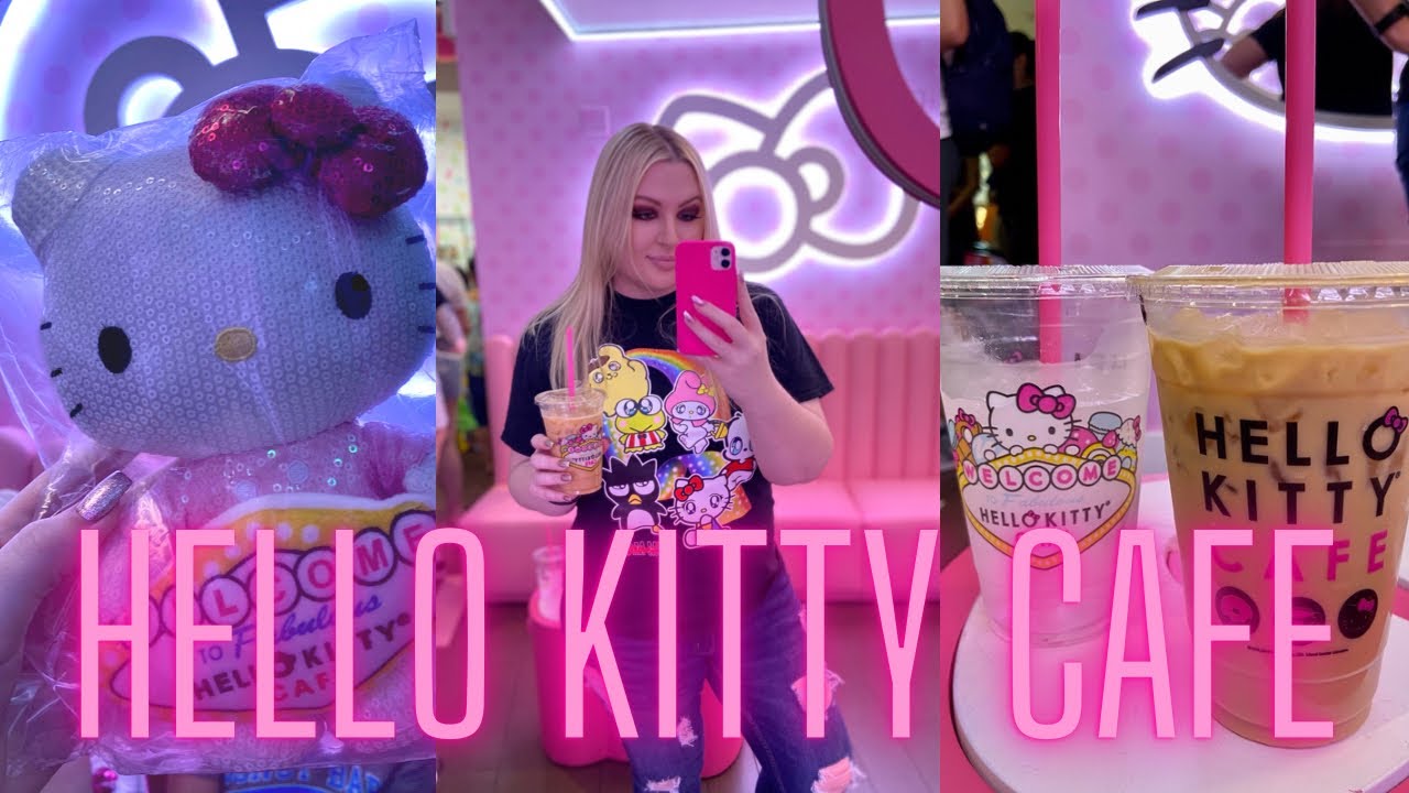Nevada USA September 4, 2021 View of the colorful Hello Kitty Cafe