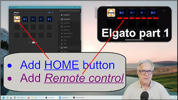 Elgato part 1   install & add home button