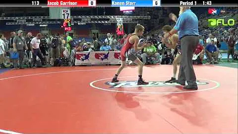 Cadet 113 - Jacob Garrison (Idaho) vs. Kanen Storr...