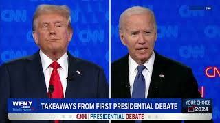 Key takeaways from the first presidential debate