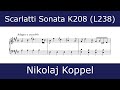 The beauty of Scarlatti - Sonata in A major K208 (Nikolaj Koppel)