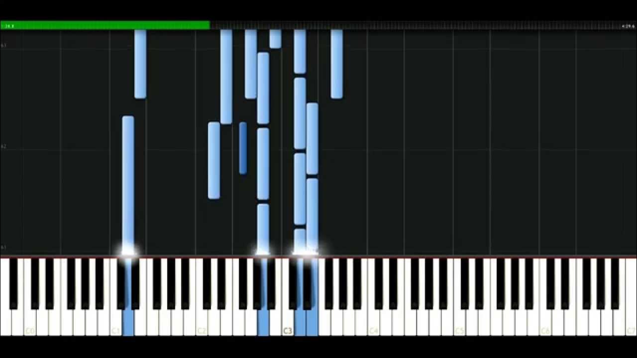 Blue Breathe easy [Piano Tutorial] Synthesia passkeypiano YouTube