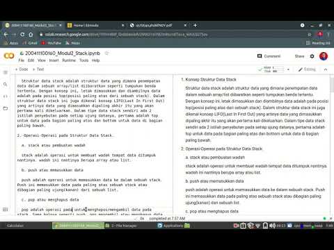 konsep stack dan implementasinya pada bahasa pemrograman python