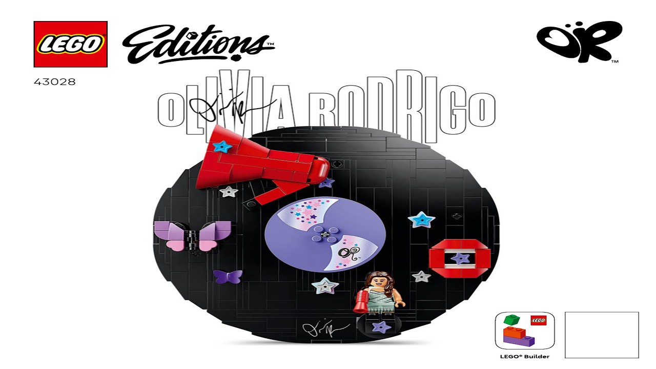Olivia Rodrigo's Vinyl LEGO instructions