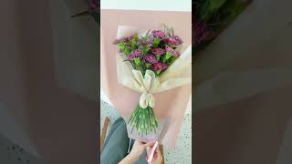 Famous Carnation bouquet wrapping tutorial for Mother's Day Wealth