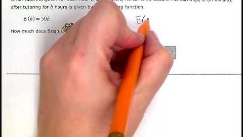 Finding outputs of a one step function that models a real world situation:  Function notation (KC)