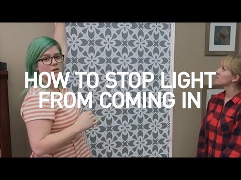 How to Stop Light Coming in Through Sides of Blind | Blinds DIY