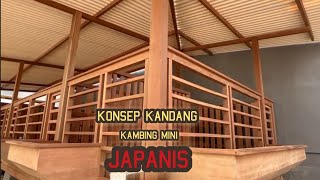 KANDANG KAMBING MINI STYL JAPANIS // kandang sni