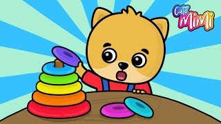 Learn Shapes and Colors + For Toddlers Kids Preschoolers + Учим формы и цвета
