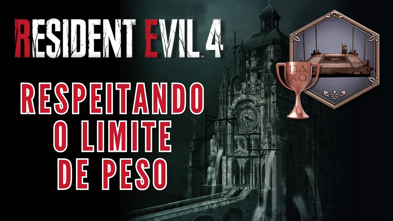 Resident Evil 4 Remake - Respeitando o Limite de Peso - Guia de Troféu 🏆 /  Conquista 