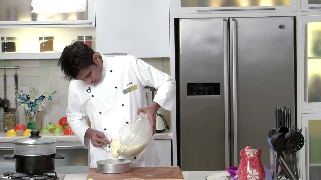 Steamed Semolina Cake with Lemon Syrup | Sanjeev Kapoor Khazana