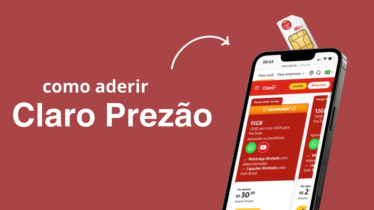 Claro Prezão: Como Contratar? (Ativar Claro Pré) - YouTube