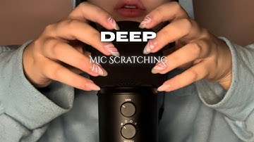 ASMR Extremely Slow and DEEP Foam Mic Scratching 